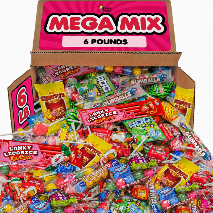 Candy Bulk Assortment - 6 Pounds - Candies Pinata Filler