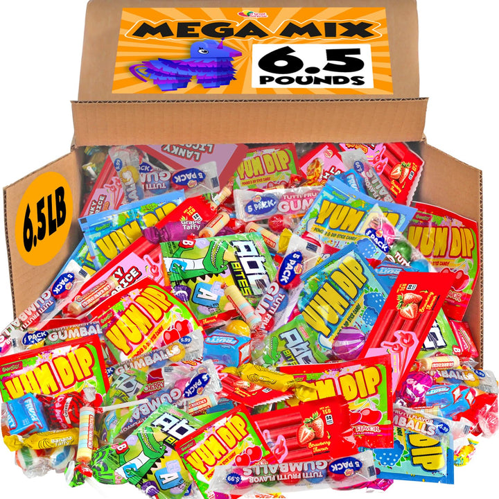 Candy Variety Pack Bulk - 6.5 Pounds - Individually Wrapped Candies Assortment - Huge Candy Mix for Offices, Gifting, Schools