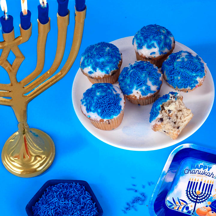 Blue Sprinkles - 2.2 Pounds - Patriotic Toppings for Ice Cream, Cupcakes, Baby Shower Jimmies