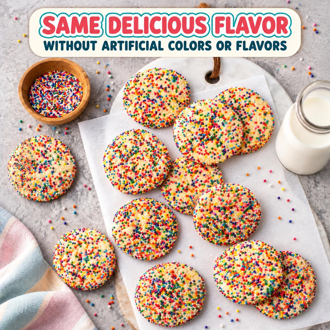 Rainbow Nonpareils - Bulk Birthday Rainbow Sprinkles