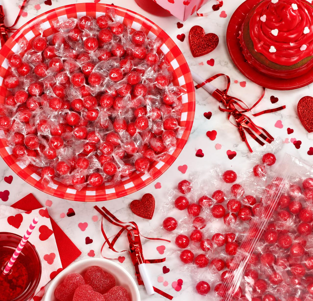 Red Hot Cinnamon Candy Balls, 5 lb Bulk, Individually Wrapped Fire Candies