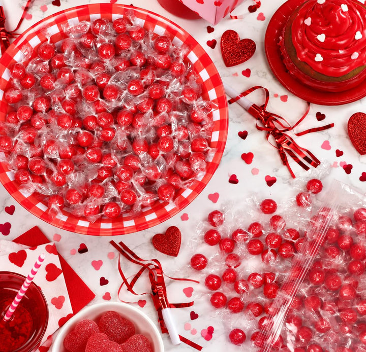 Red Hot Cinnamon Candy Balls, 5 lb Bulk, Individually Wrapped Fire Candies