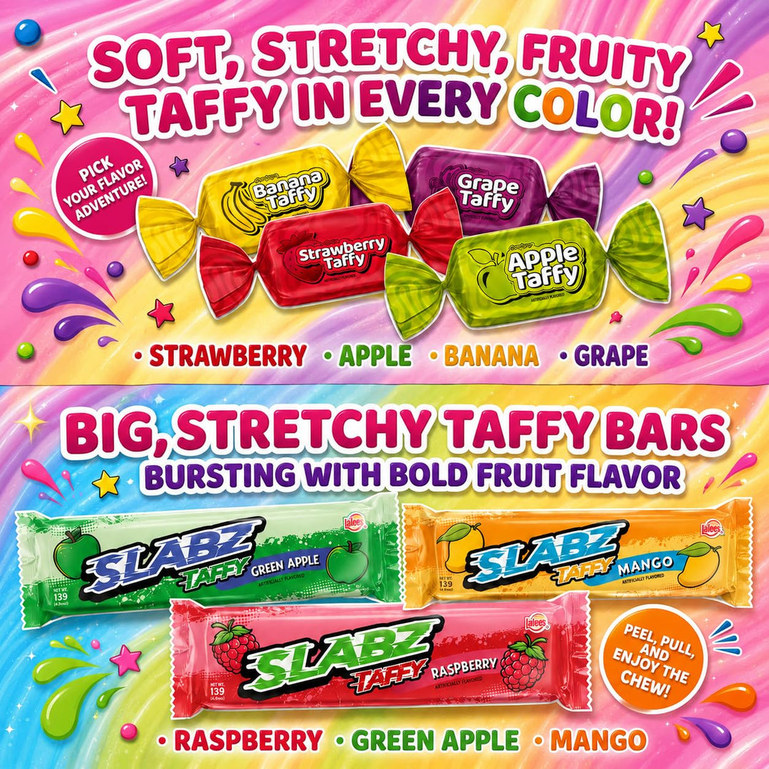 A Great Surprise Assorted Candy Mix - 7 Pound BOX - Individually Wrapped Candies - Pinata Candy Mix