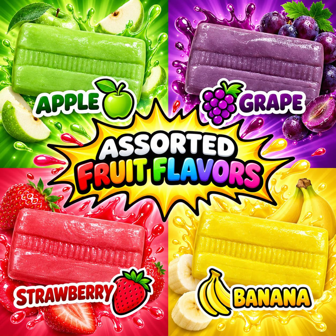 Classic Taffy Candy 5 lb, 280 Wrapped Chewy Fruity Pieces