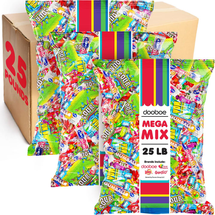 Halloween Big Bulk Candy, 25 Pounds, Wholesale Individually Wrapped Candies