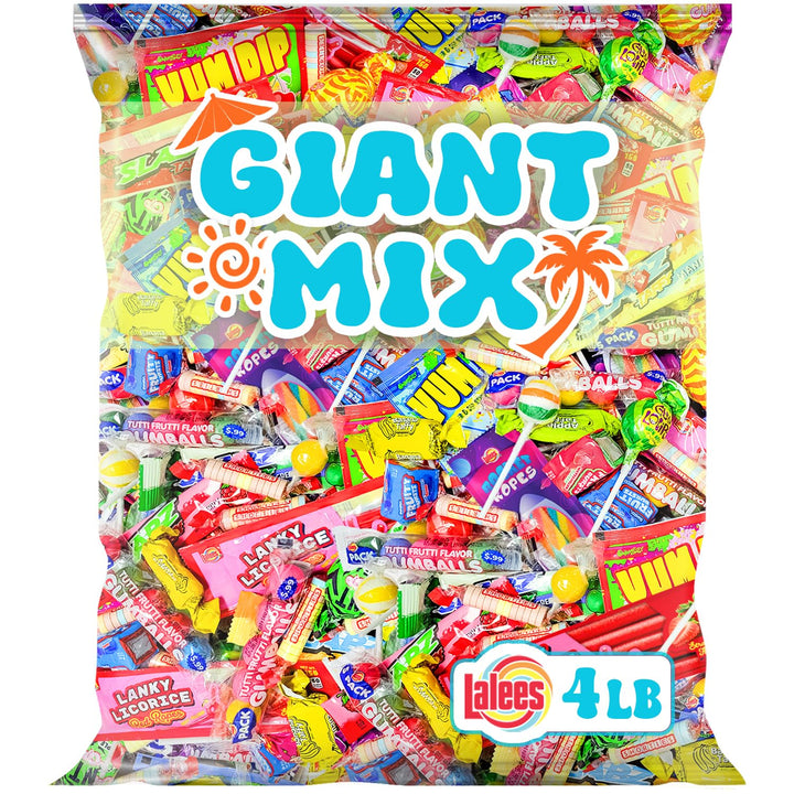Pinata Candy - Novelty Assorted Candies Individually Wrapped - Bulk Candy Favors for Office, Goodie Bags, Birthday Parties, Treats (4 Pounds)