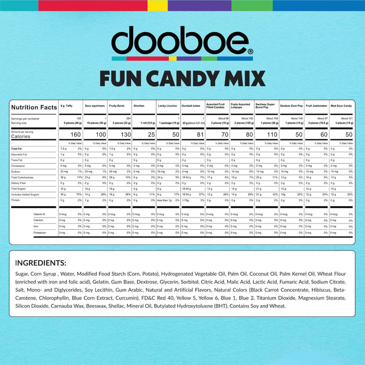 Bulk Candy Assortment, 12 lb Individually Wrapped Mix for Back-to-School