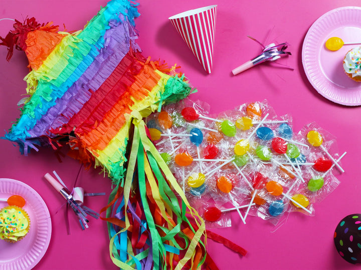 Classic Lollipops Bulk - 5 Pounds - Halloween Individually Wrapped - Fruit Flavored Suckers for Kids - Church, School, Birthday (Classic)