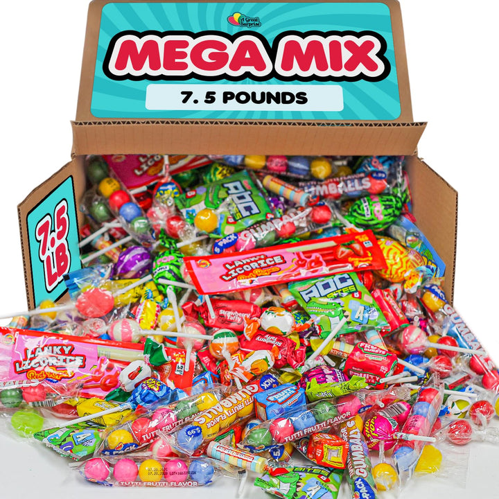 Bulk Candy Assortment - 7.5 Pounds - Candy Variety Pack - Candies Individually Wrapped