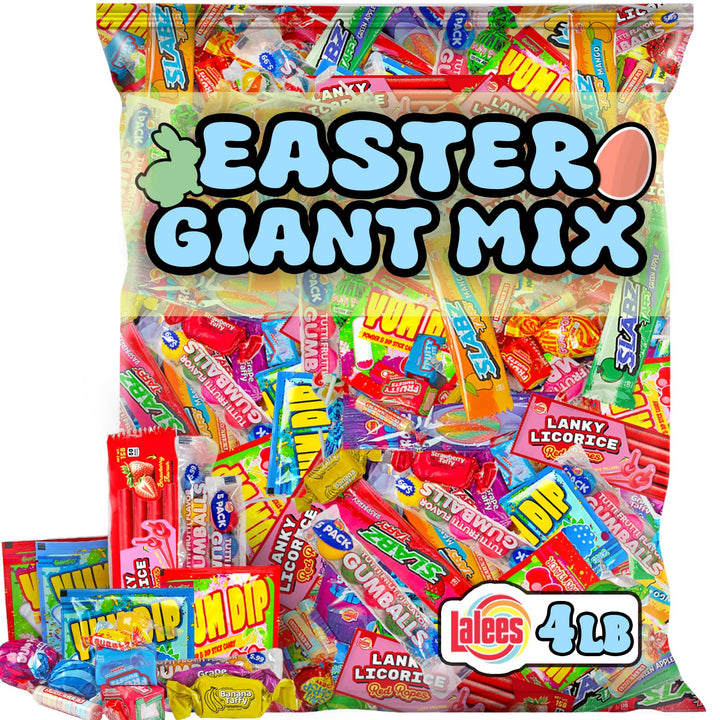 Easter Pinata Candy - Novelty Assorted Candies Individually Wrapped - Bulk Candy Favors for Office, Goodie Bags, Birthday Parties, Treats (4 Pounds)