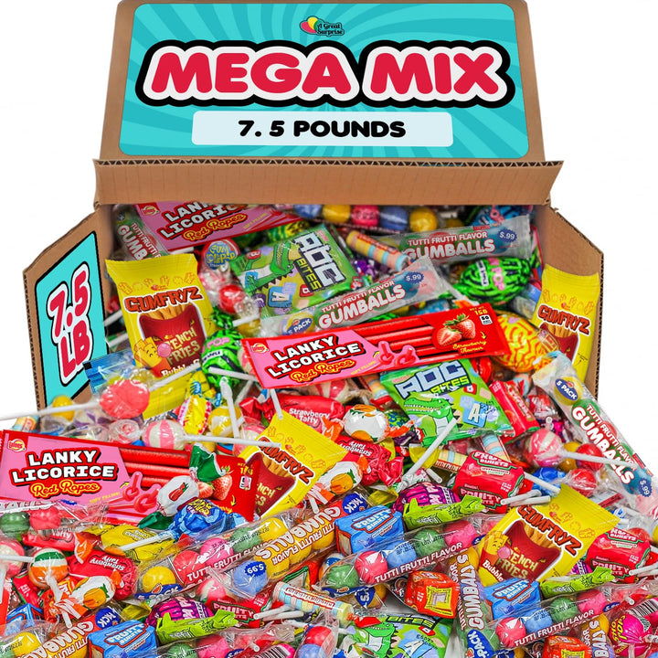 Bulk Candy Assortment - 7.5 Pounds - Candy Variety Pack - Candies Individually Wrapped