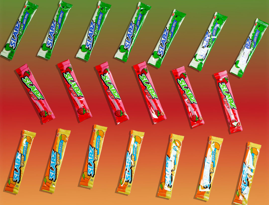 Lalees Taffy Slabz, Assorted Fruit Flavors, 60 Count