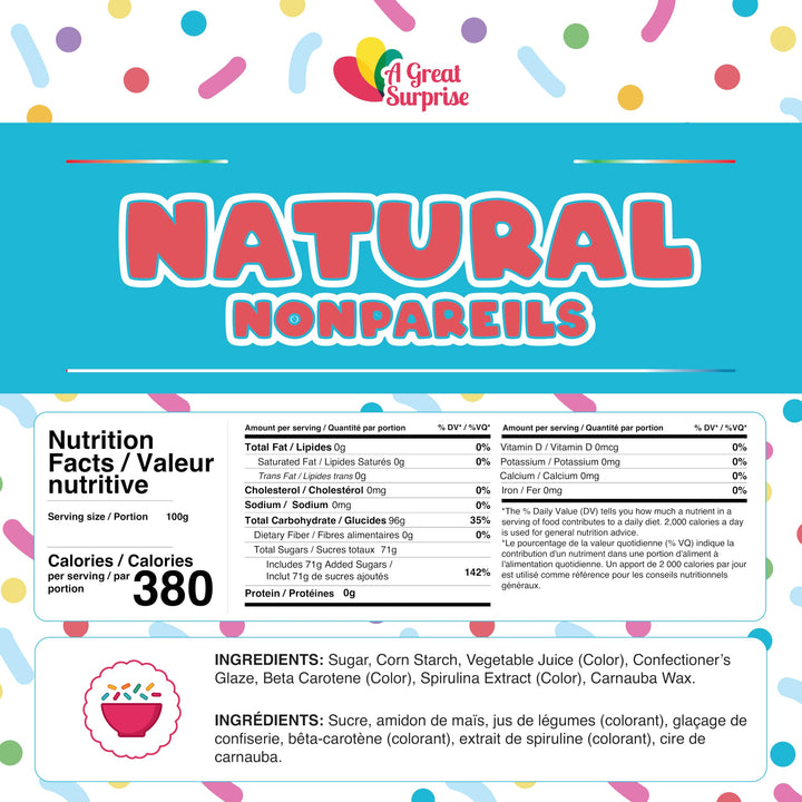 Rainbow Nonpareils - Bulk Birthday Rainbow Sprinkles