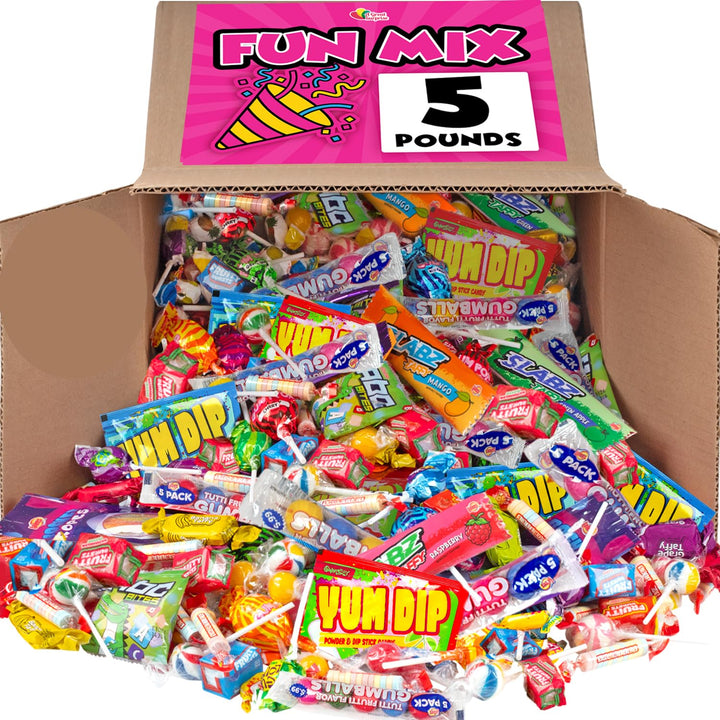 Candy Assortment Bulk - Parade Throws - Variety Pack Candies - Assorted Candy for Birthdays, Schools, Camps (5 Pounds)