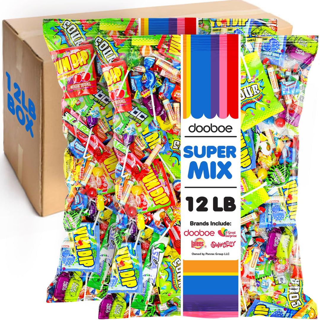 Christmas Bulk Candy Mix - 12 Pounds - Individually Wrapped Candies - Parade Candy - Wholesale Candy Assortment