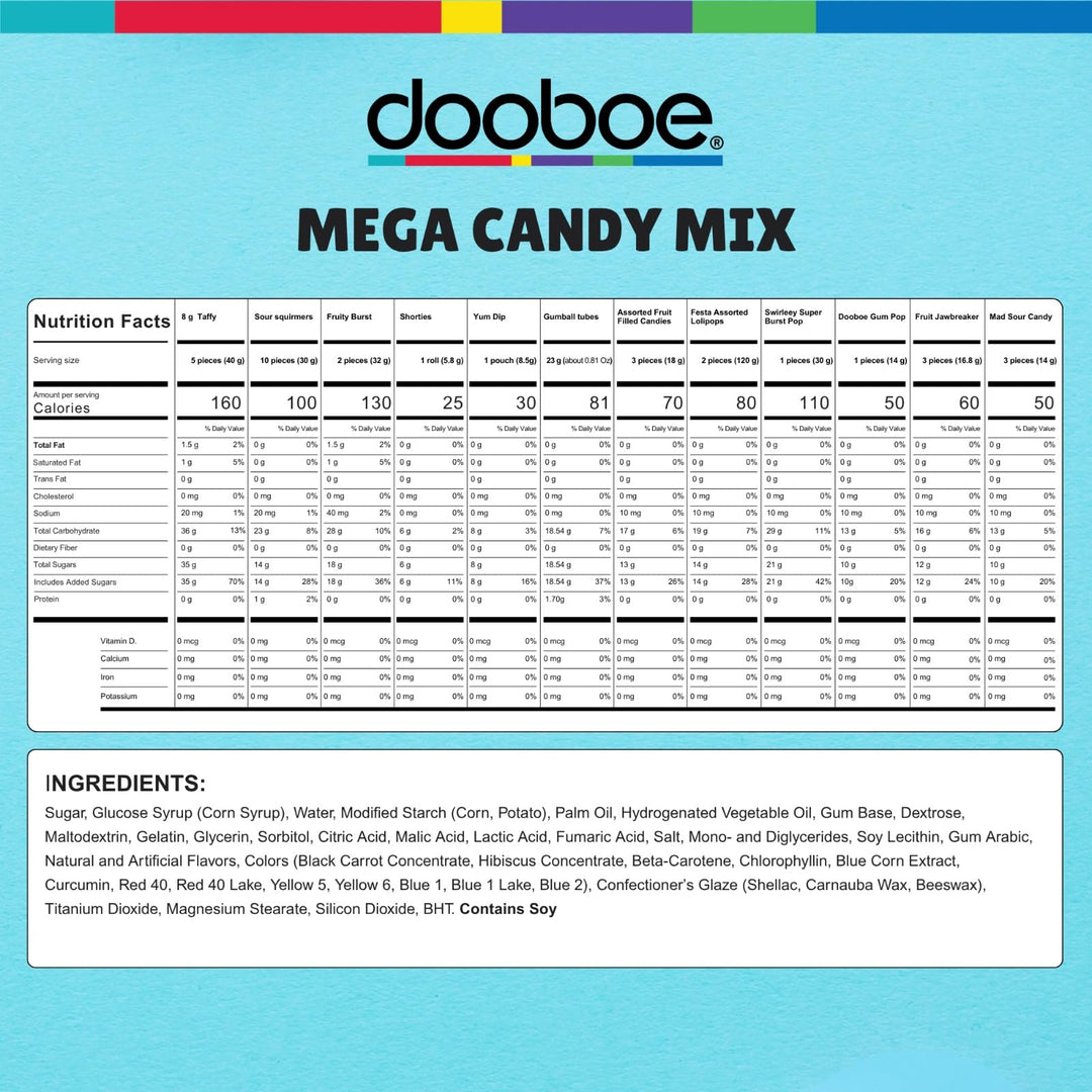 Back-to-School 18 lb Bulk Candy, Individually Wrapped Assortment