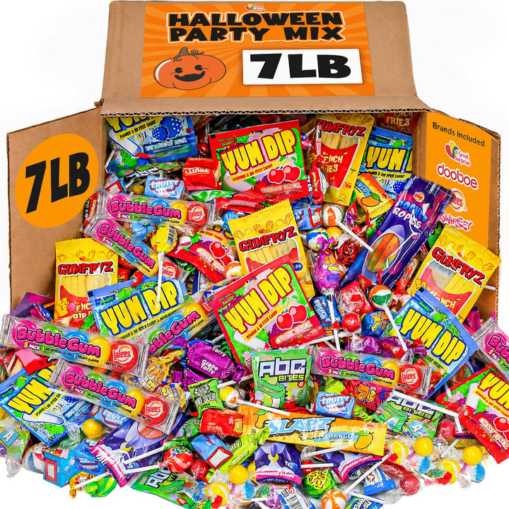 A Great Surprise Assorted Candy Mix - 7 Pound BOX - Individually Wrapped Candies - Pinata Candy Mix