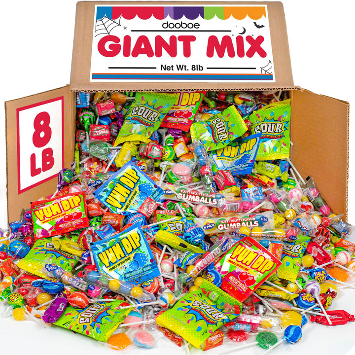 Halloween Candy Assortment, 8 lb, Individually Wrapped Novelty Favors