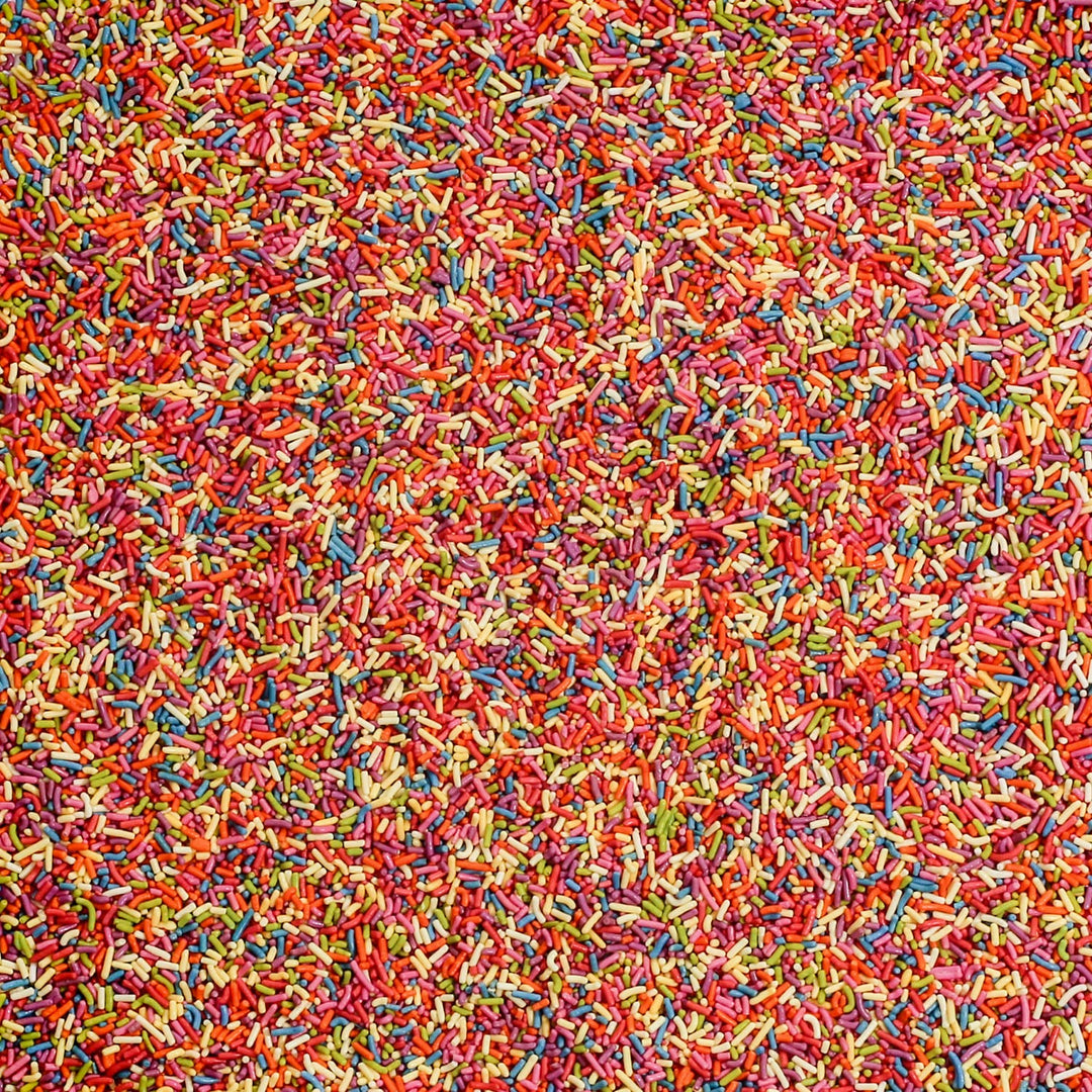 Bulk Sprinkles Dye Free - 6 Pounds - All Natural Sprinkles - Rainbow Sprinkle Mix - Bulk Jimmies, Topping for Cakes, Cookies, Ice-cream