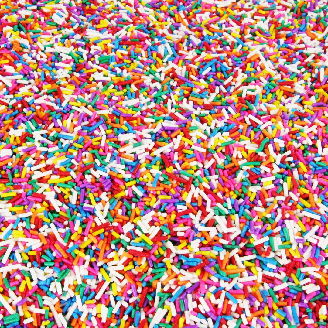 Bulk Rainbow Sprinkles, 6 lb Baking Topping for Cakes and Cupcakes
