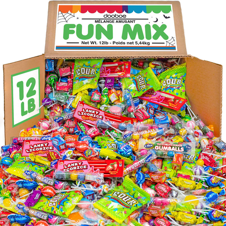 Bulk Candy Assortment, 12 lb Individually Wrapped Mix for Back-to-School