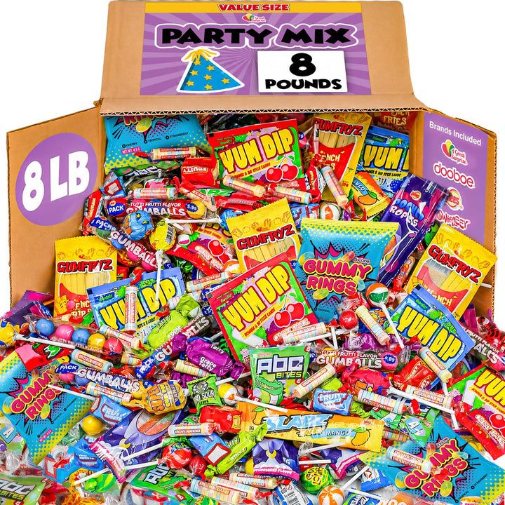 Bulk Candy Mix, 8 lb  Parade Throws for Pinatas, Parties & Offices