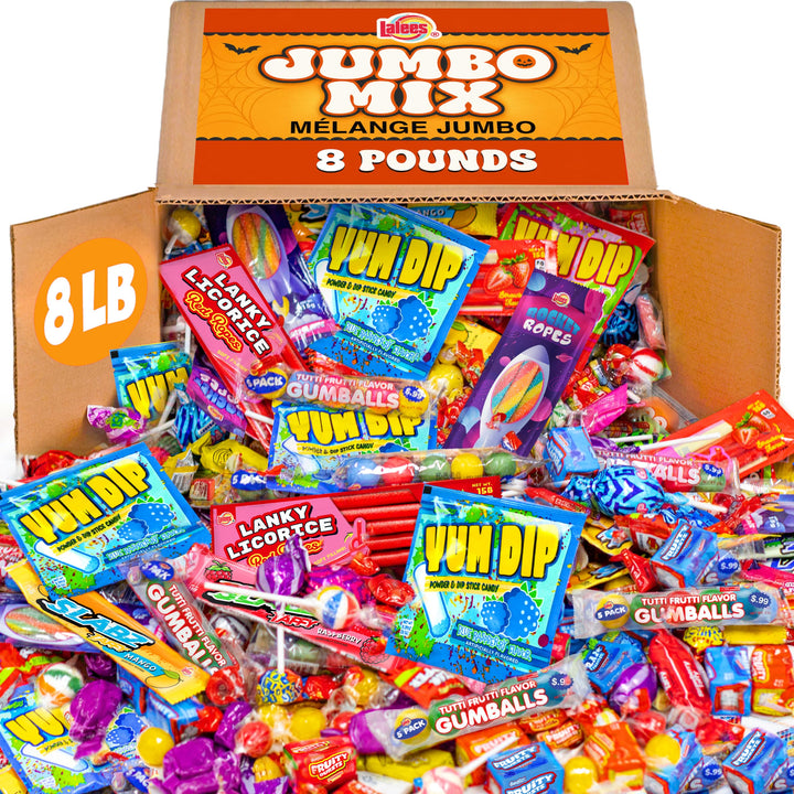 Bulk Candy Assortment  8 Pound Bulk Individually Wrapped Candy Mix  Party Favors, Piata Filler, Goodie Bags, Events, Office Candy Bowl
