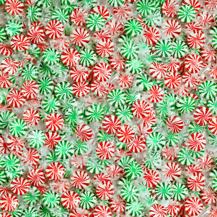 A Great Surprise Starlight Mints Bulk - 5 Pounds - Refreshing Mint Candy Individually Wrapped - Spearmint and Peppermint Hard Candy - Office, Hospitality