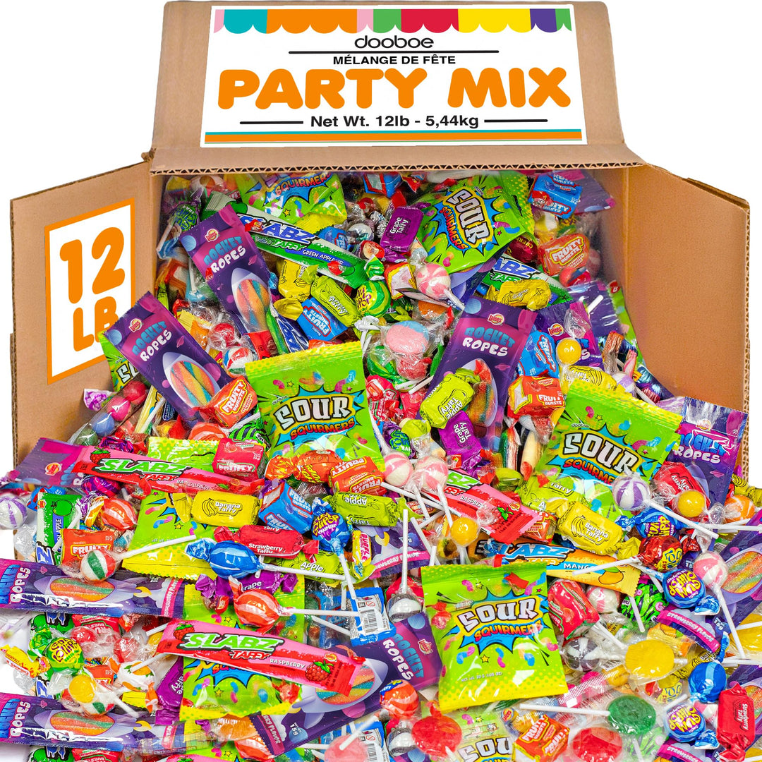 Bulk Candy Mix 12 lb, Wrapped Halloween Candy Wholesale Assortment