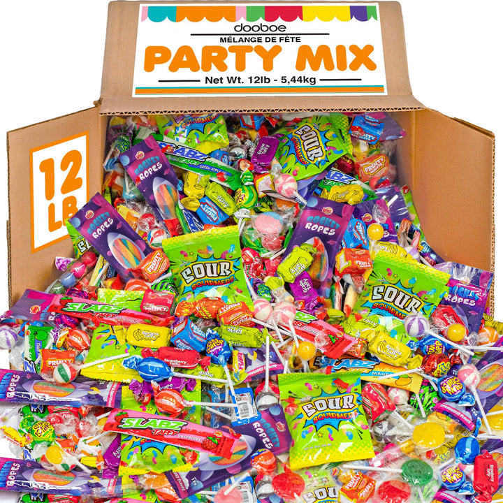 Bulk Candy Mix 12 lb, Wrapped Halloween Candy Wholesale Assortment