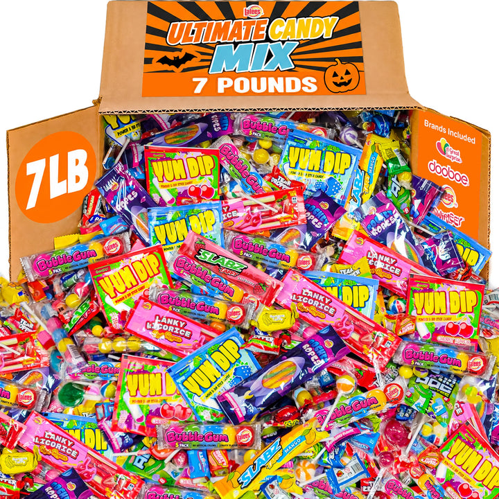 Halloween Candy Assortment, 7 lb, Individually Wrapped Filler Favors
